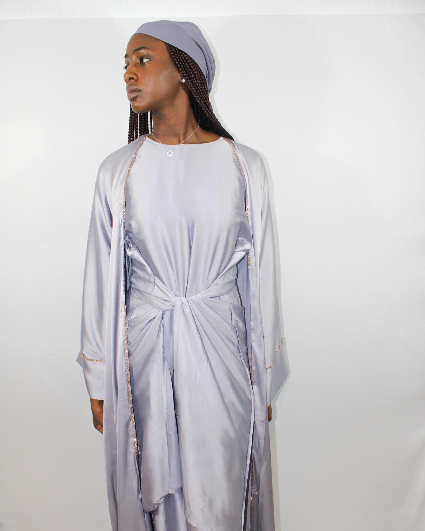 Siren Silk Drapes Abaya