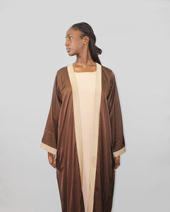 Nadnea Satin Abaya